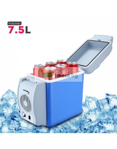 Хладилна чанта 7,5 литра за кола опция охлаждане и затопляне